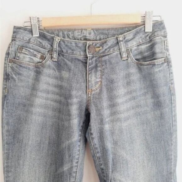 BULLHEAD Hermosa Super Skinny Light Blue Junior Women's Jeans Sz. 5 / S - Picture 3 of 13